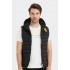 Heren bodywarmer zwart met capuchon